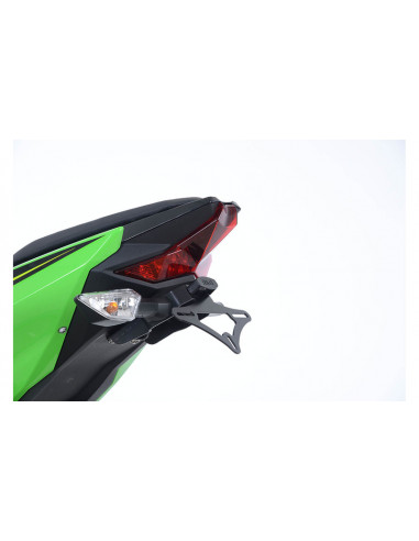 Support de plaque R&G RACING noir Kawasaki Ninja 400