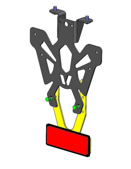 Support de plaque V PARTS noir Triumph 1200 Speed Twin