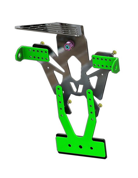 Support de plaque V PARTS noir universel