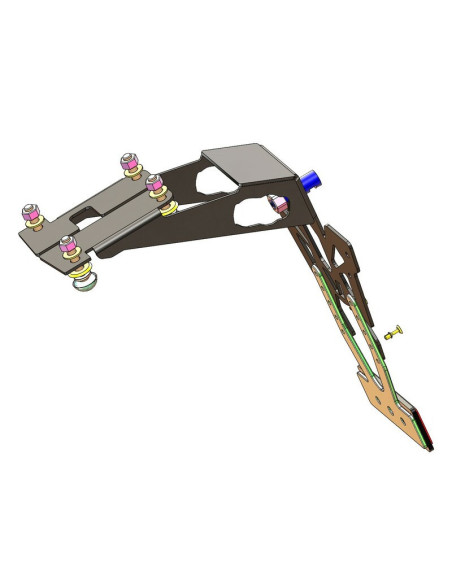 Support de plaque V PARTS noir Kawasaki Z1000 H2