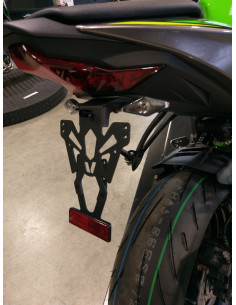 Support de plaque V PARTS noir Kawasaki ZX-6R