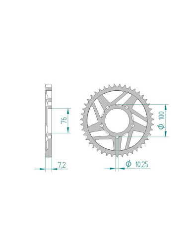 Kit chaine AFAM acier YAMAHA YZF 1000 R1 SP pas 525 2006 à 2006