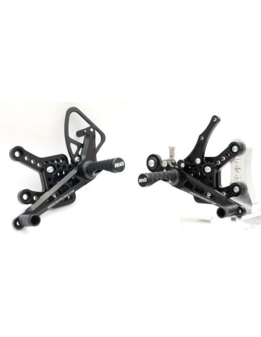 Commandes reculées R&G RACING noir BMW S1000R/RR