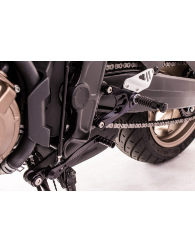 Commandes reculées GILLES TOOLING FXR noir Honda