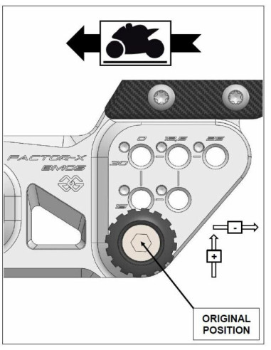 Commandes reculées GILLES TOOLING FXR noir BMW S1000RR