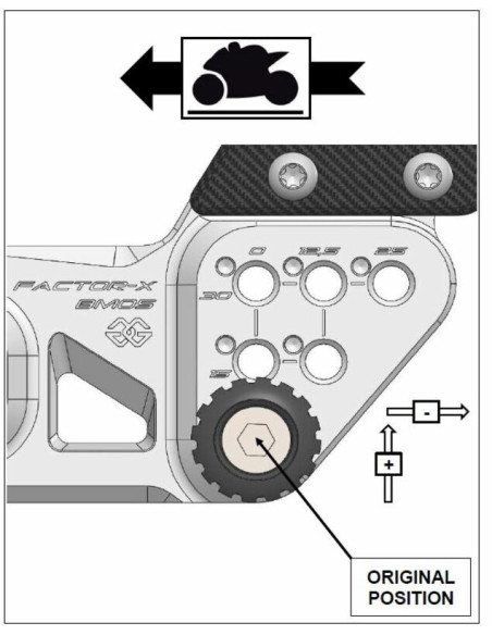 Commandes reculées GILLES TOOLING FXR noir BMW S1000RR