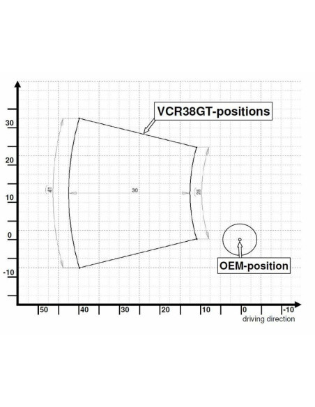 Commandes reculées ajustables GILLES TOOLING VCR38GT noir Honda CBR1000RR