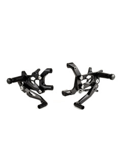 Commandes reculées GILLES TOOLING FXR noir Ducati