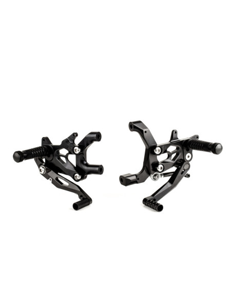 Commandes reculées GILLES TOOLING FXR noir Ducati