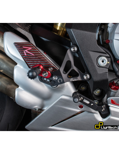 Commande reculées réglables LIGHTECH sélection standard Yamaha Mt-07