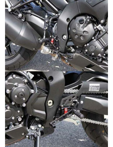 COMMANDES RECULEES MULTIPOSITIONS POUR FZ1 N, FAZER 06-10