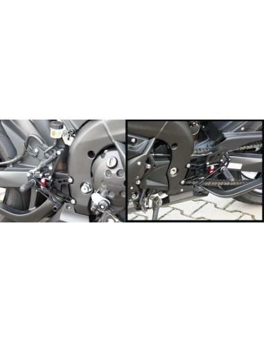 COMMANDES RECULÉES MULTI-POSITION POUR YZF-R1 2004-06