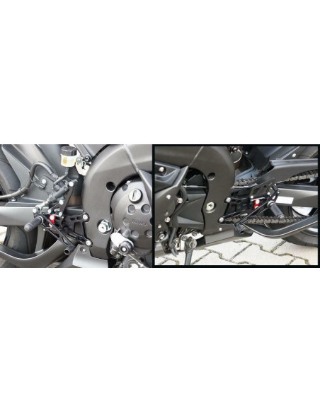 COMMANDES RECULÉES MULTI-POSITION POUR YZF-R1 2004-06