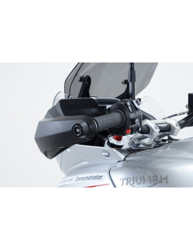 Embouts de guidon R&G RACING noir Triumph Tiger 1050 Sport