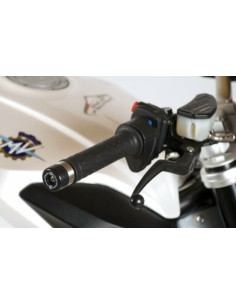 Embouts de guidon R&G RACING noir MV Agusta Brutale 675/800