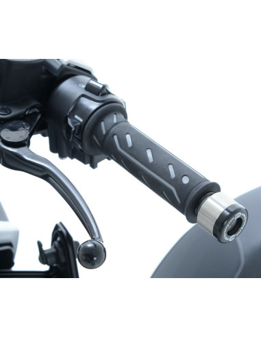 Embouts de guidon R&G RACING noir Kawasaki J300