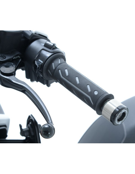 Embouts de guidon R&G RACING noir Kawasaki J300