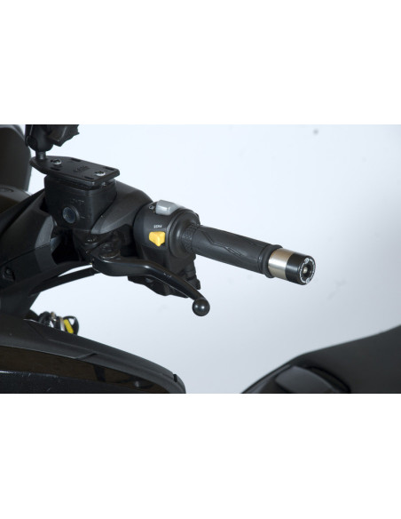 Embouts de guidon R&G RACING noir Yamaha