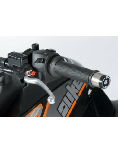 Embouts de guidon R&G RACING noir KTM