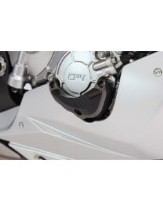 Couvre-carter moteur droit GILLES TOOLING noir Yamaha YZF-R1 2