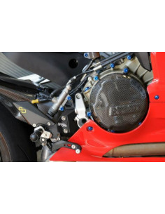 Couvre carter embrayage LIGHTECH carbone brillant Ducati Panigale