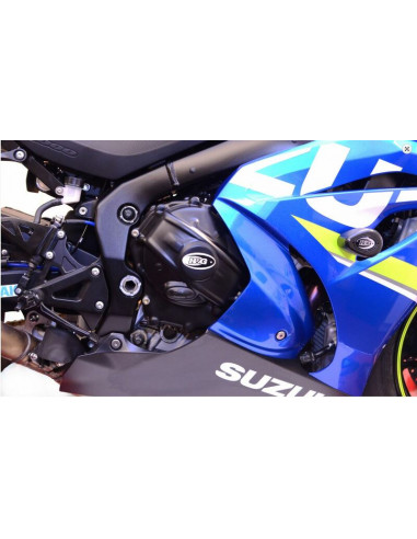 Couvre-carter droit (embrayage) R&G RACING Race Series noir Suzuki GSX-R1000