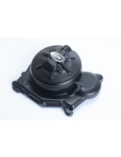 Couvre-carter droit R&G RACING Race Series noir Aprilia Tuono V4 2
