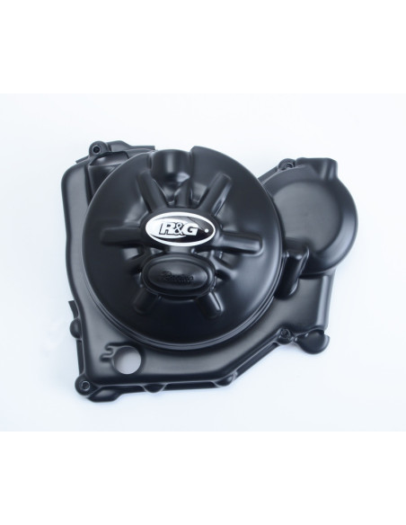 Couvre-carter droit R&G RACING Race Series noir Aprilia Tuono V4