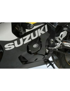 Kit couvre-carter R&G RACING noir Suzuki GSX-R600 (2 pièces) 2
