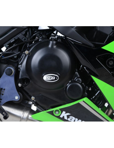 Couvre-carter droit R&G RACING noir Kawasaki Z650