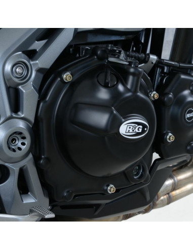 Couvre-carter droit (embrayage) R&G RACING noir Kawasaki Z900