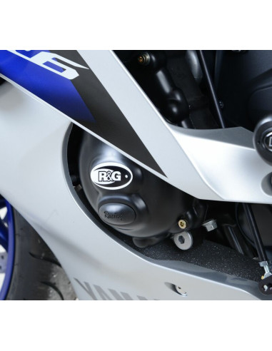 Couvre-carter gauche R&G RACING Race Series noir Yamaha YZF-R6