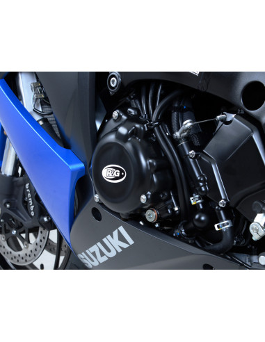 Couvre-carter gauche R&G RACING noir Suzuki GSX1000S