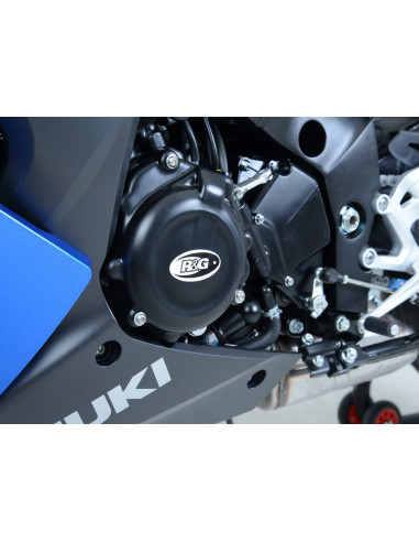 Couvre-carter gauche R&G RACING noir Suzuki GSX1000S