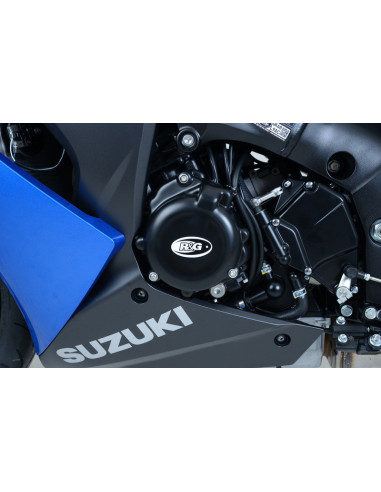 Couvre-carter gauche R&G RACING noir Suzuki GSX1000S