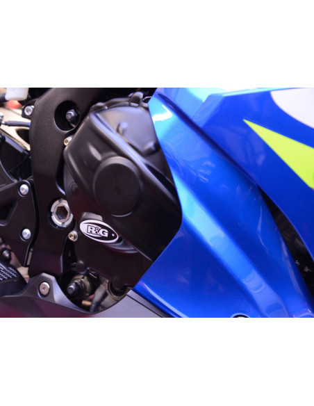 Couvre-carter droit (embrayage) R&G RACING noir Suzuki GSX-R1000
