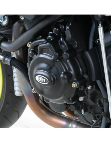 Couvre-carter gauche (alternateur) R&G RACING noir Yamaha MT-10