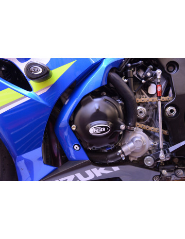 Couvre-carter gauche R&G RACING noir Suzuki GSX-R1000