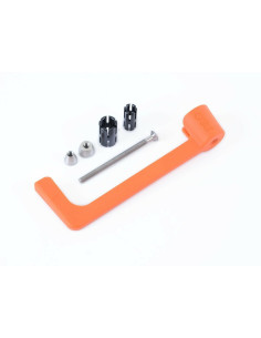 Protection de levier R&G RACING nylon orange