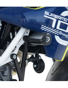 Tampons de protecion Aero R&G RACING noir Husqvarna 701 Supermoto 2