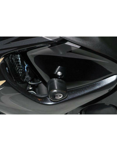 Tampons de protection R&G RACING Aero noir Suzuki GSX1340R Hayabusa