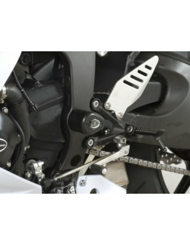 Tampons de protection R&G RACING Aero blanc Kawasaki ZX6R 636