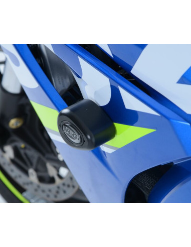Tampons de protection R&G RACING Aero Race noir Suzuki GSX-R1000