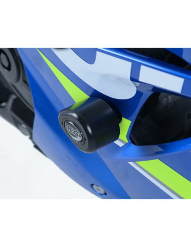 Tampons de protection R&G RACING Aero Race noir Suzuki GSX-R1000