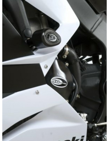 Tampon de protection R&G RACING Aero noir Kawasaki ZX-6R/ZX636-R