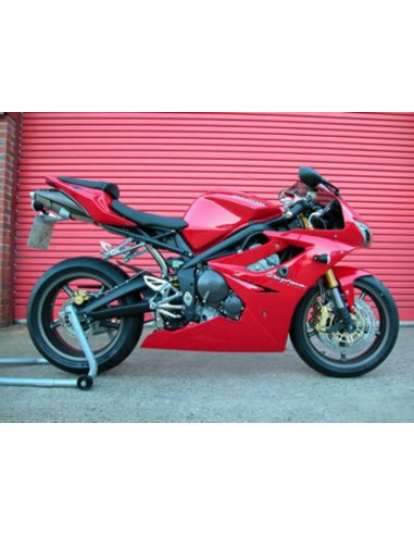 Tampons de protection R&G RACING Classic Style blanc Triumph 675 Daytona