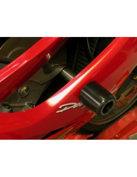 Tampons de protection R&G RACING Classic Style blanc Triumph 675 Daytona