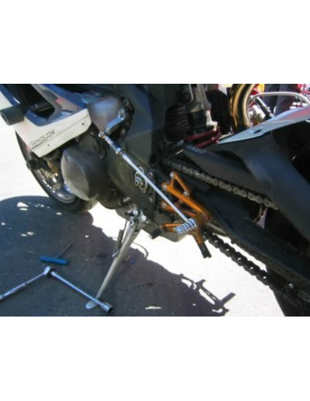 Tampons de protection R&G RACING Classic Style blanc Triumph 675 Daytona