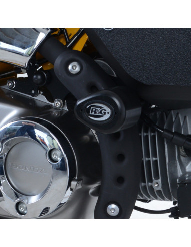 Tampons de protection R&G RACING Aero noir Honda Monkey 125