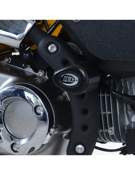 Tampons de protection R&G RACING Aero noir Honda Monkey 125